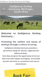 Mobile Screenshot of donkeysanctuary.co.za
